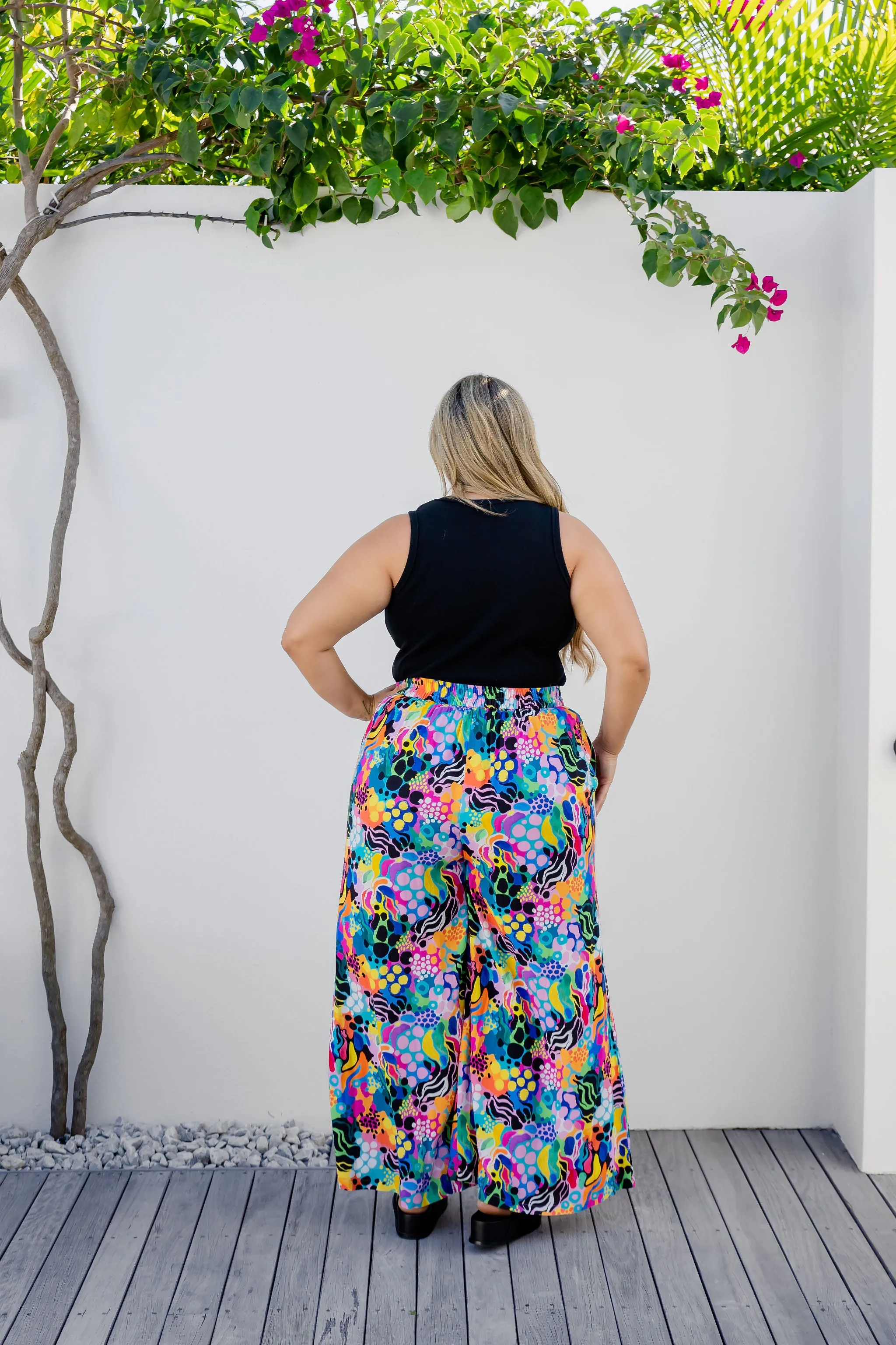 Larsa Pants in Electric Zee by Kasey Rainbow