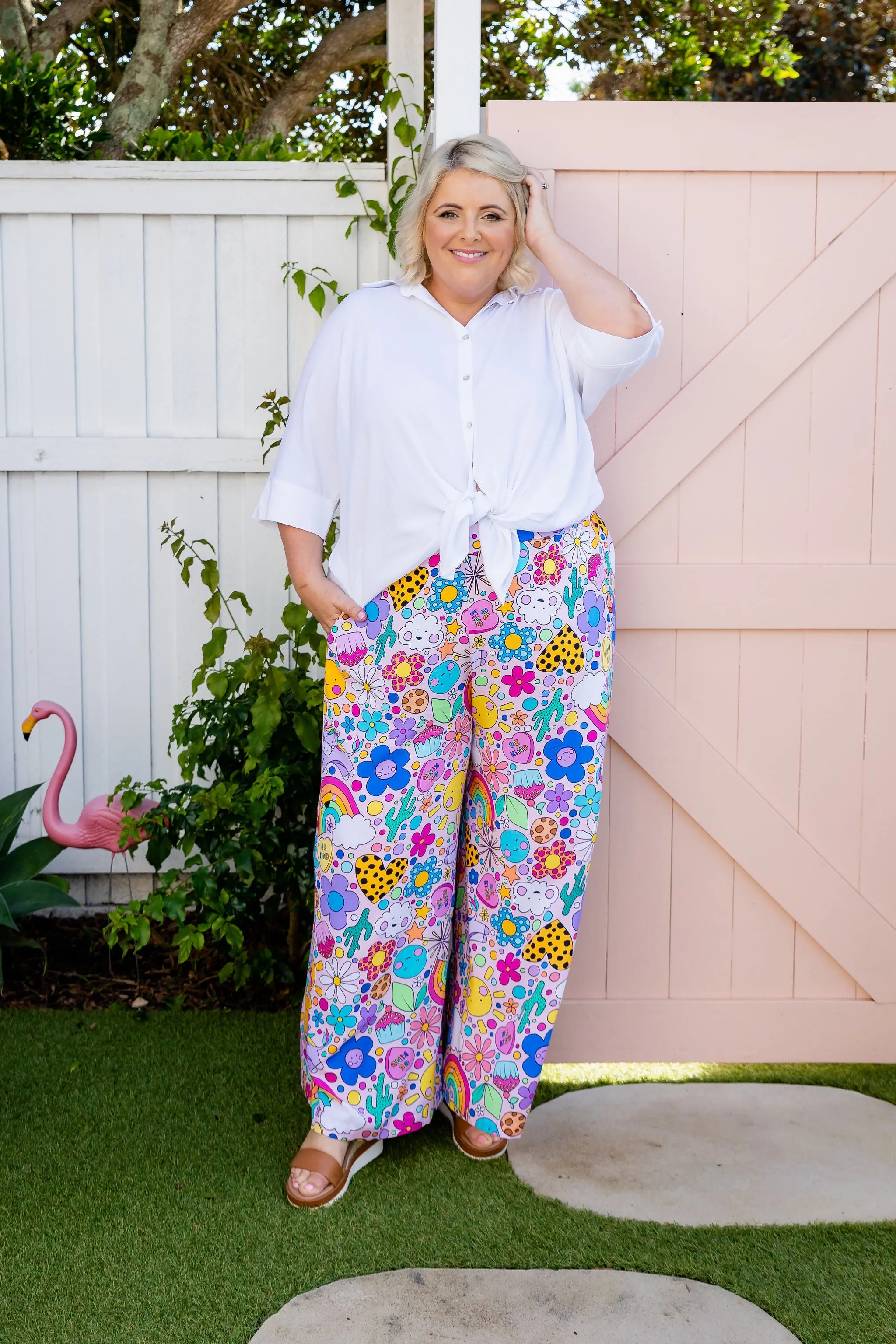 Larsa Pants in Happy Place by Kasey Rainbow