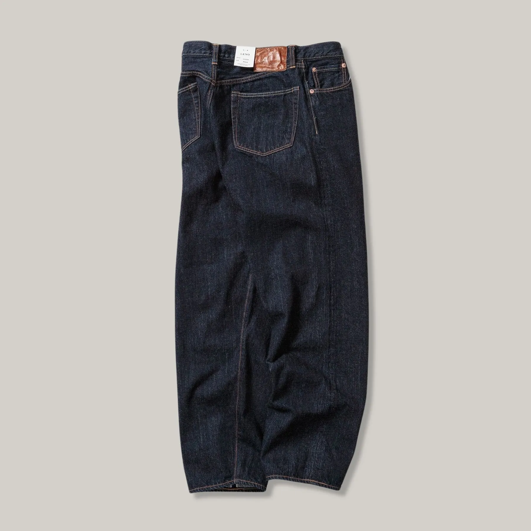 LENO LOOSE TAPERED JEAN - INDIGO