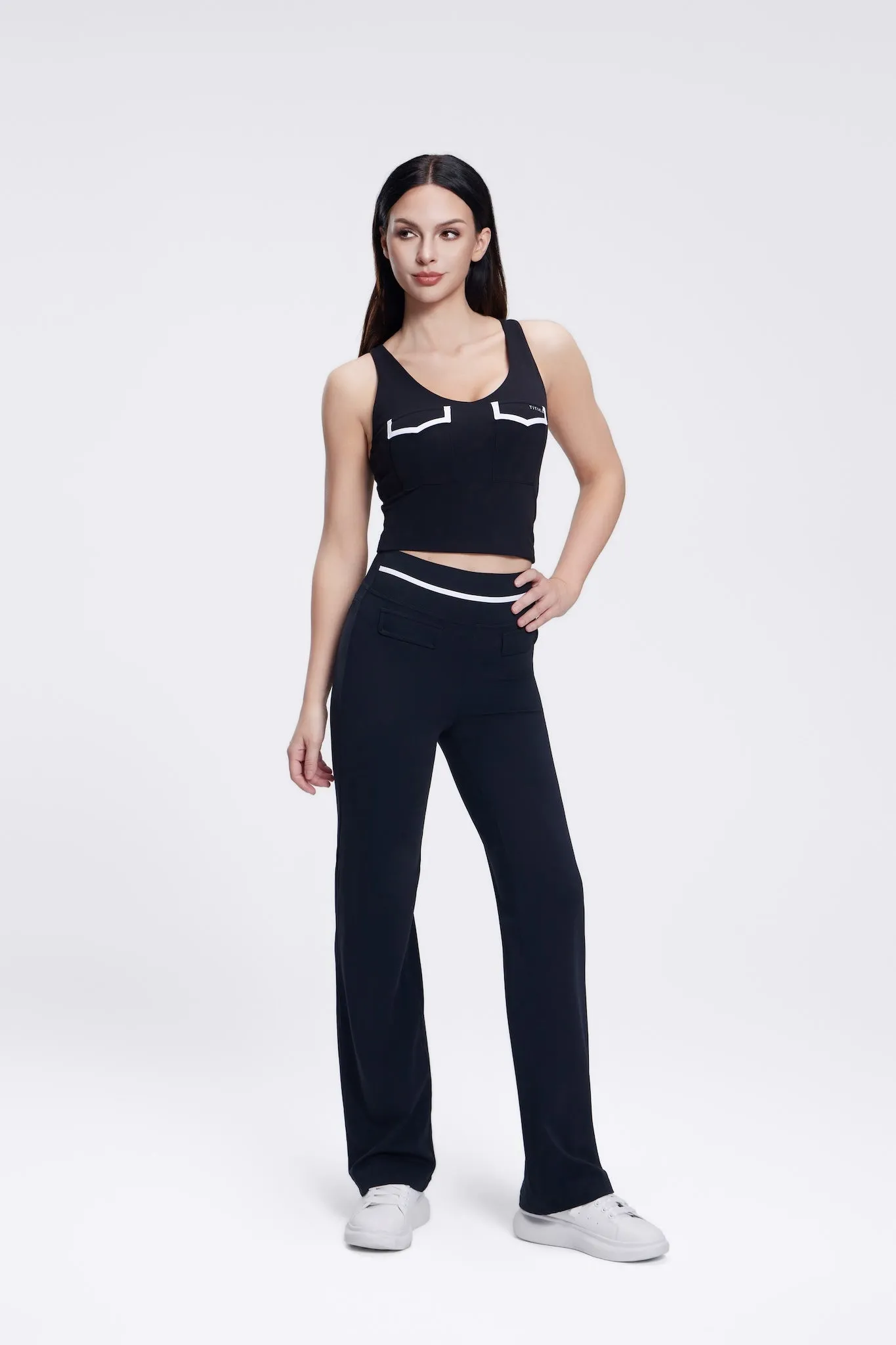 LINE Series Tailored Straight-Leg Pants