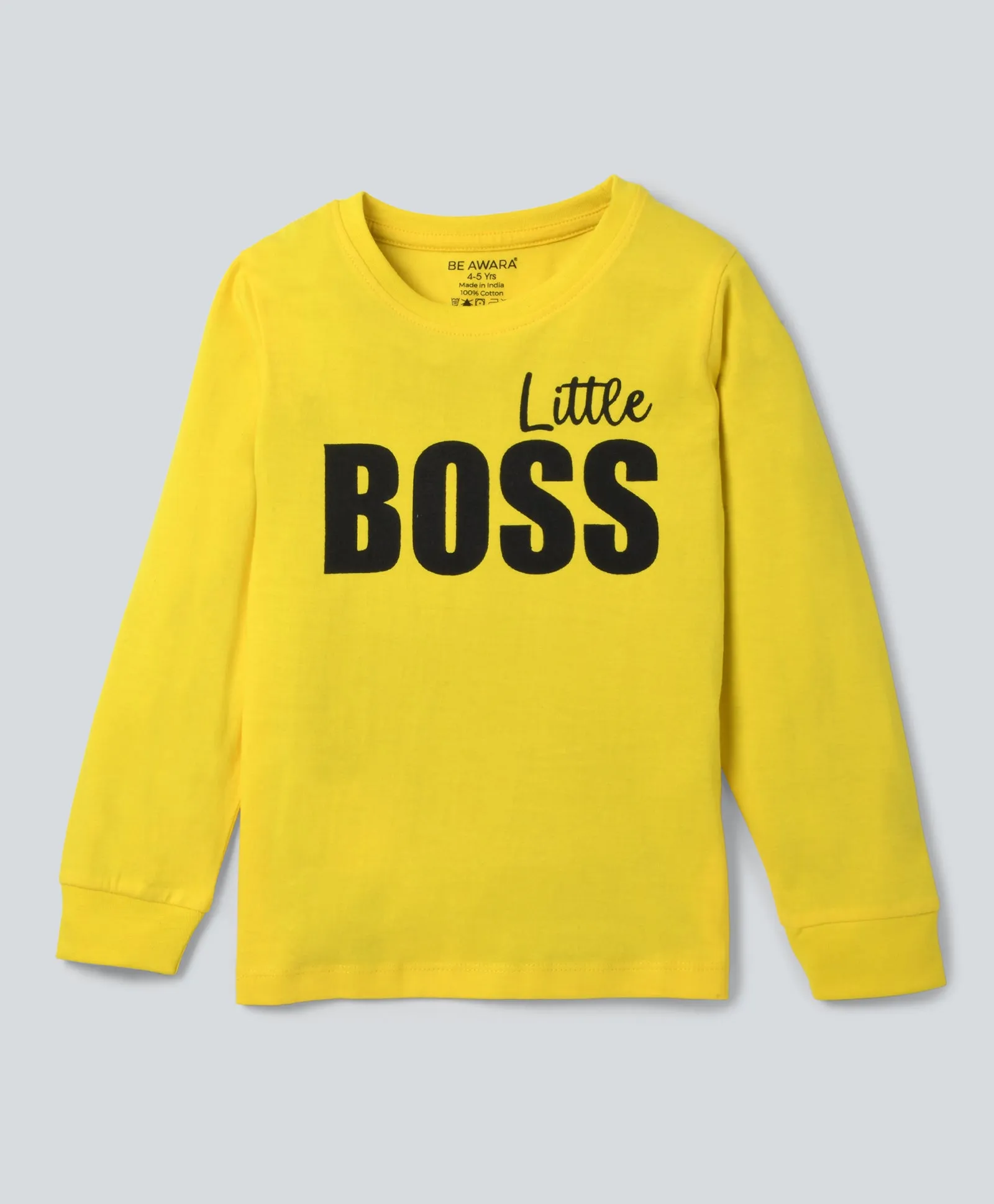 Little Boss Full Sleeves T-Shirt & Pants Set