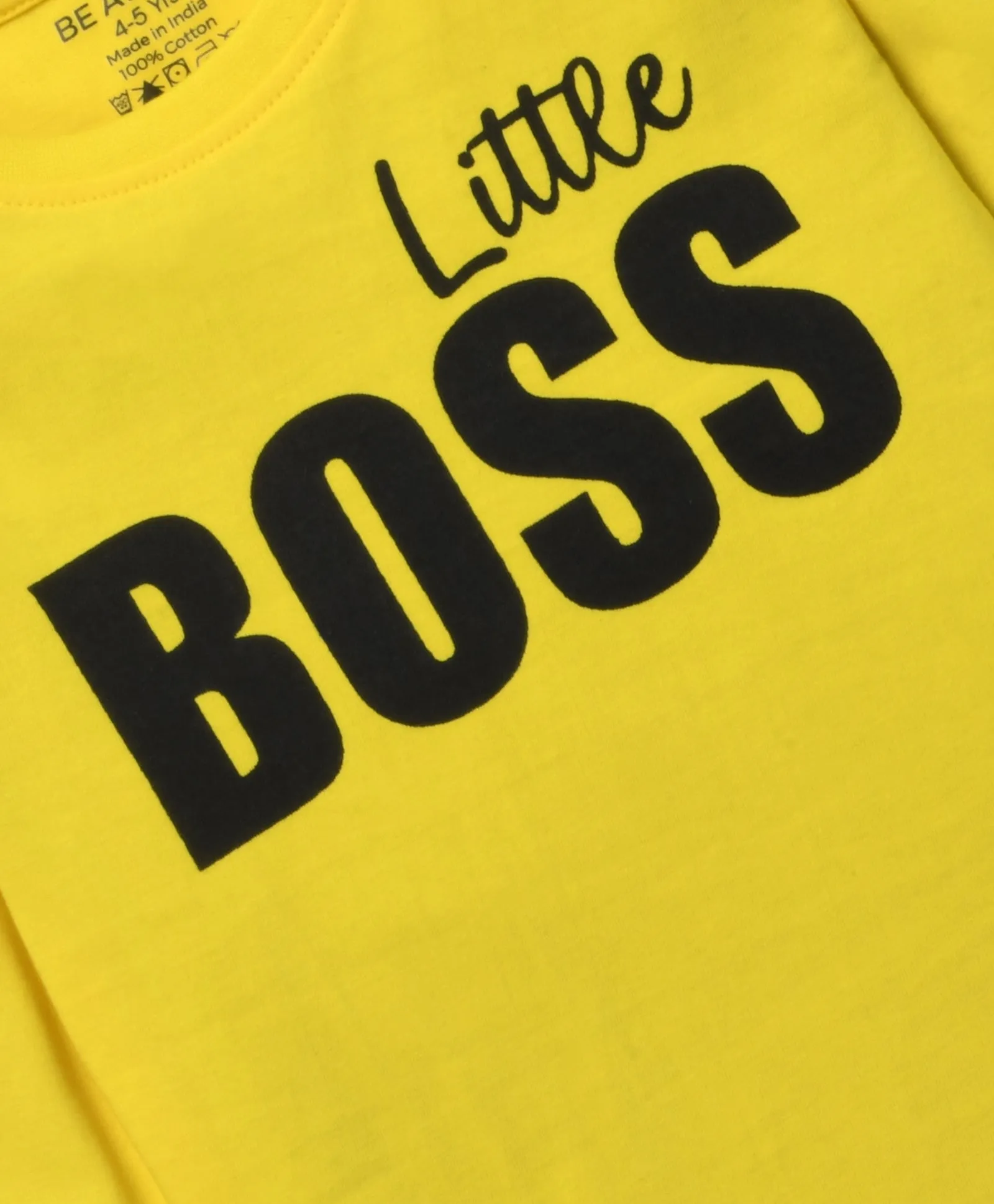 Little Boss Full Sleeves T-Shirt & Pants Set