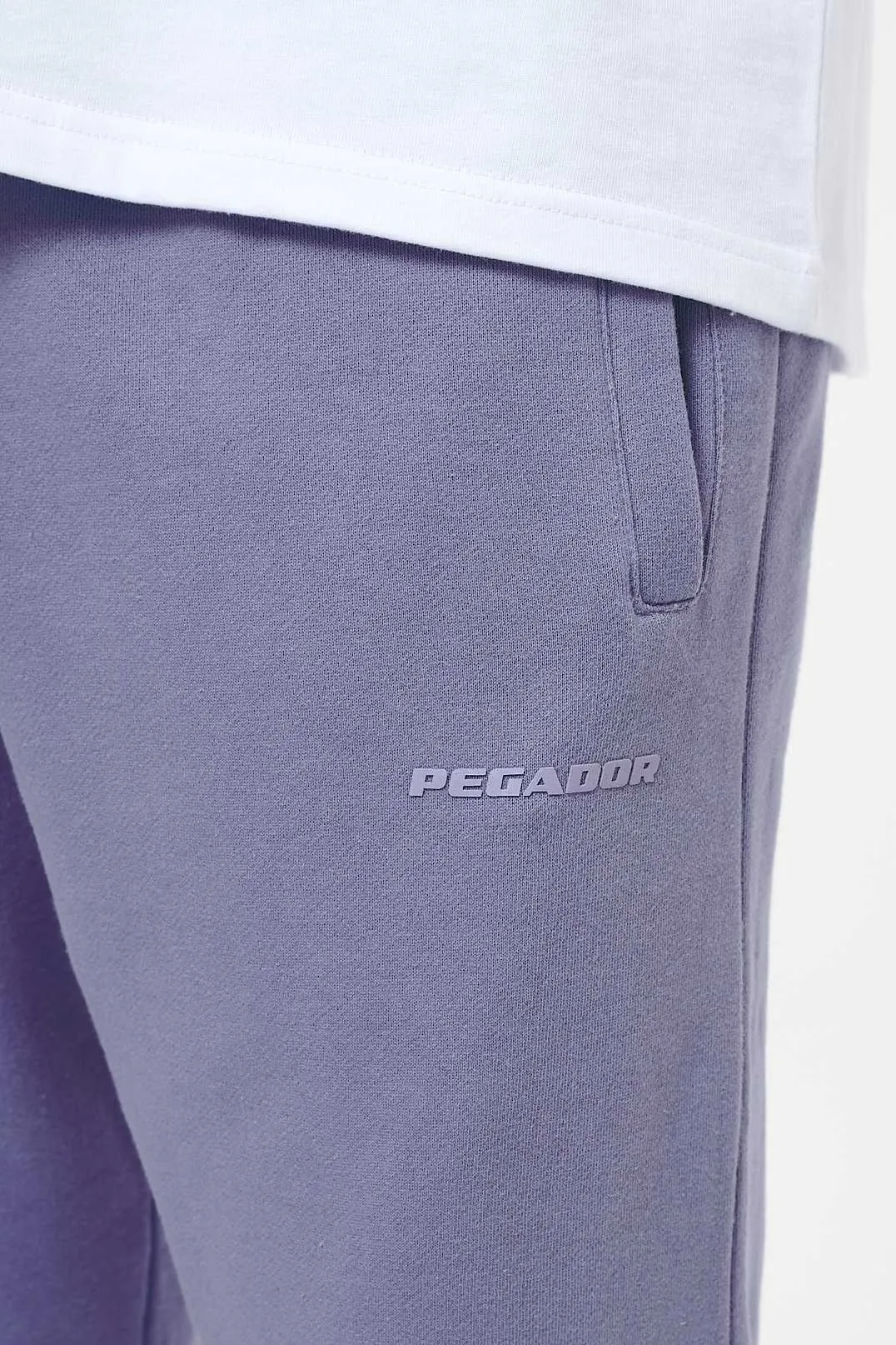 Logo Wide Sweat Pants Vintage Washed Magic Violet Gum