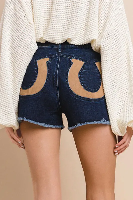 lucky short - dark denim