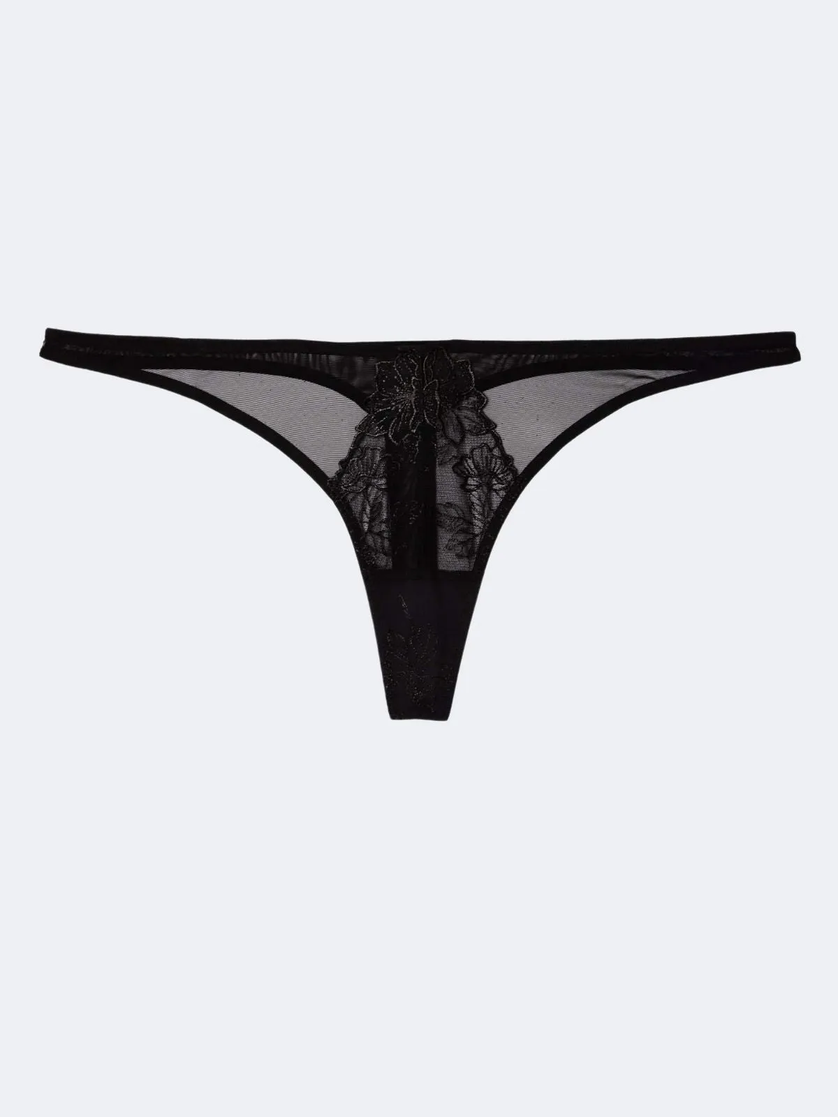 Marlowe Floral Embroidered Thong