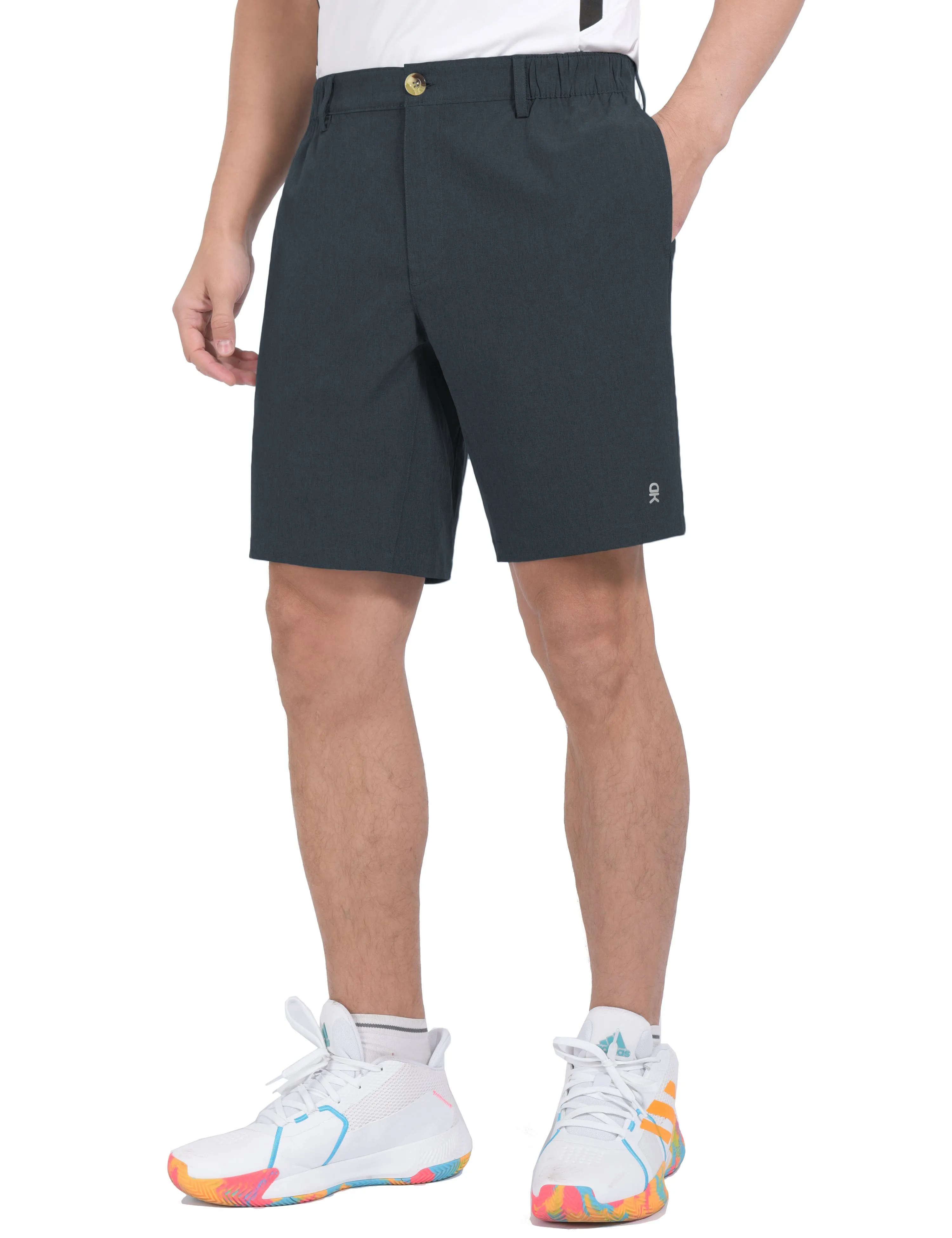 Men's 9 Inch Inseam Bermuda Golf Shorts