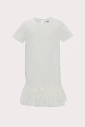 Milly Minis Leaf Eyelet Cece Dress