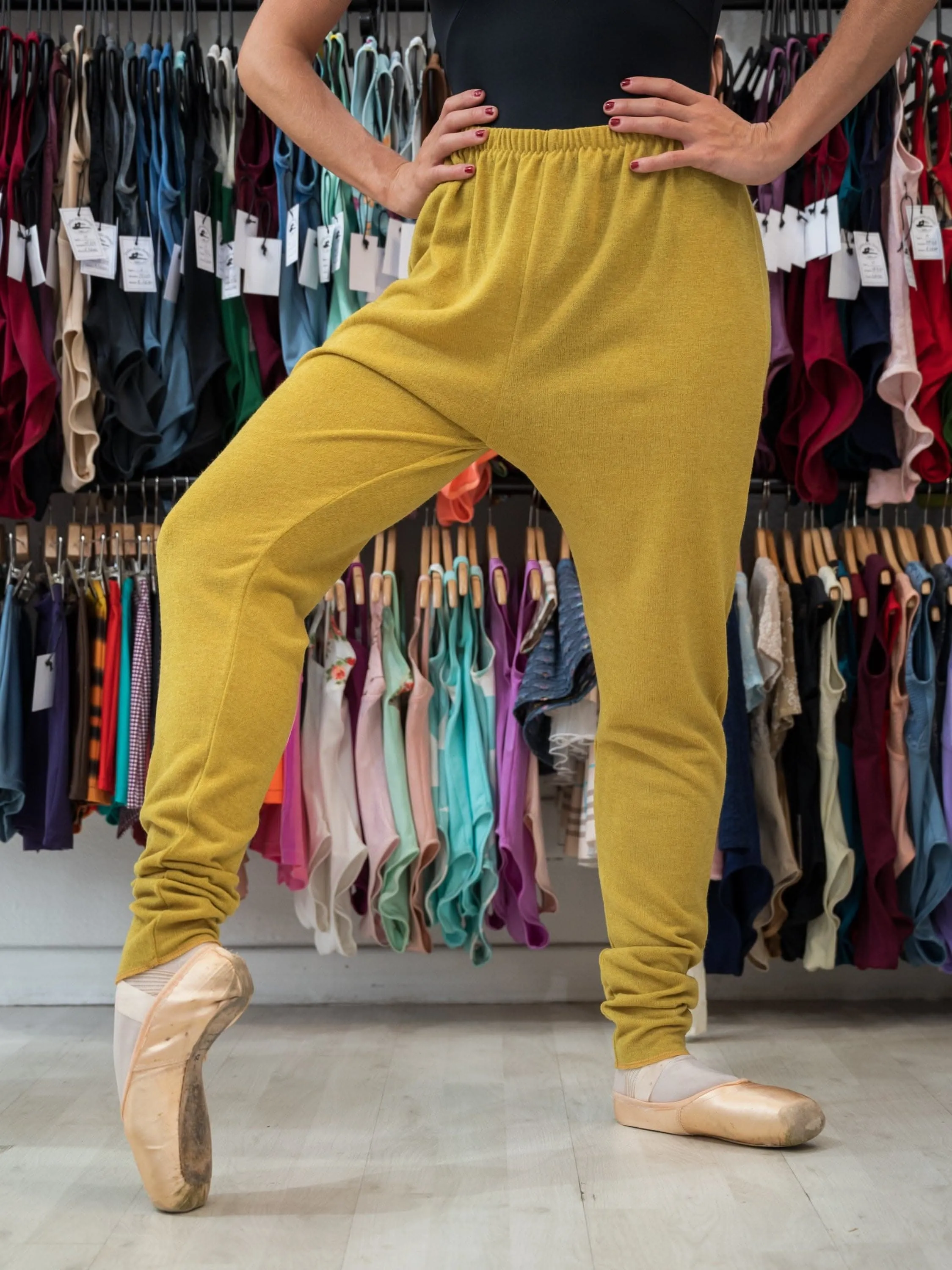 Mustard Warm-up Dance Harem Pants MP912