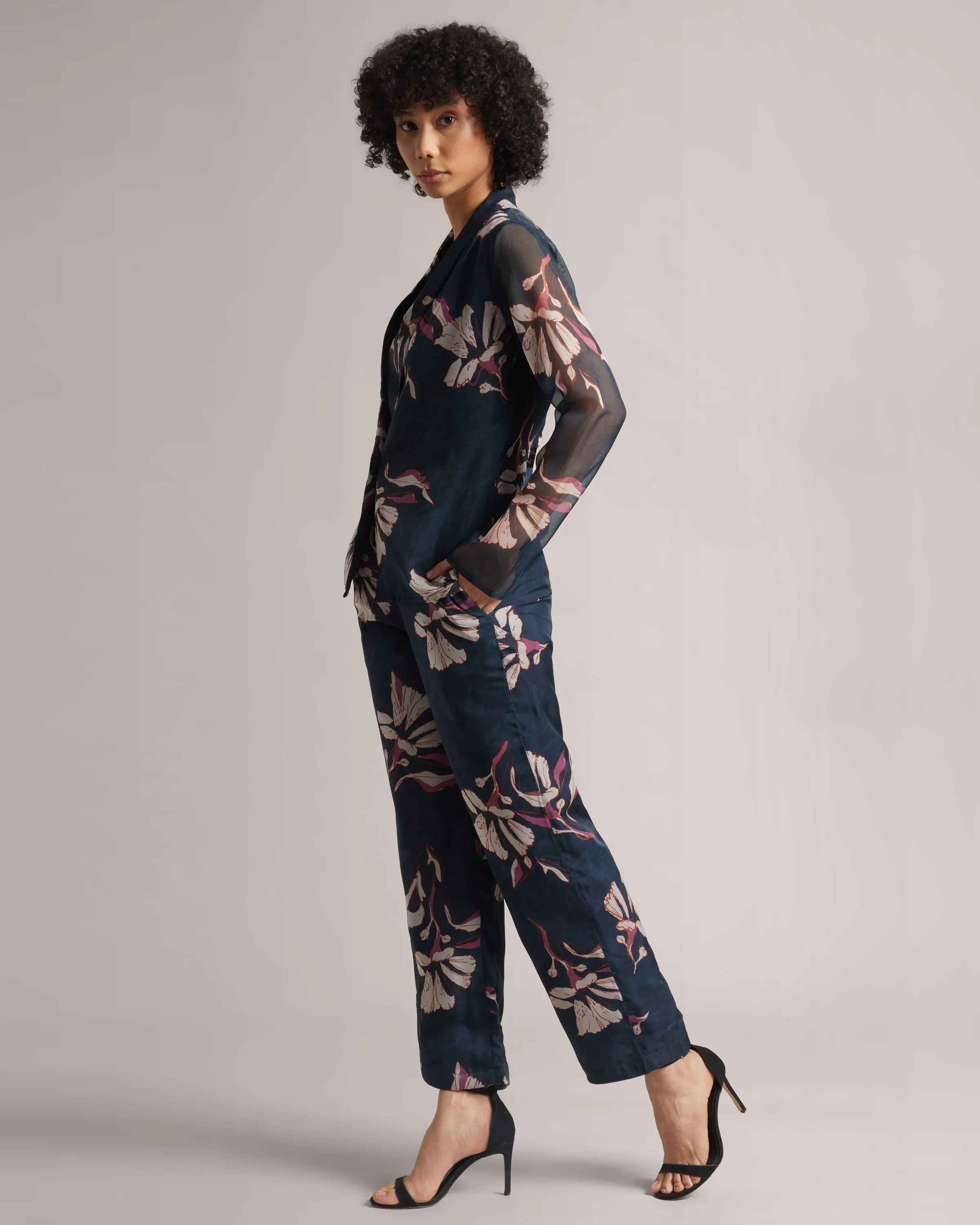 Nautilis Blue Floral Powersuit