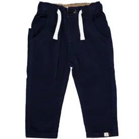 Navy Tally Cord Pants