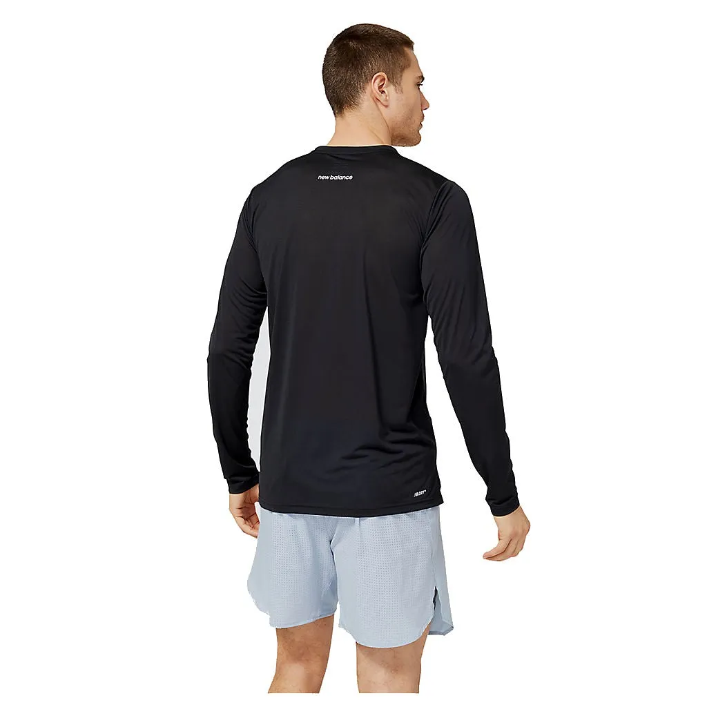 New Balance Accelerate Long Sleeve (Mens) - Black