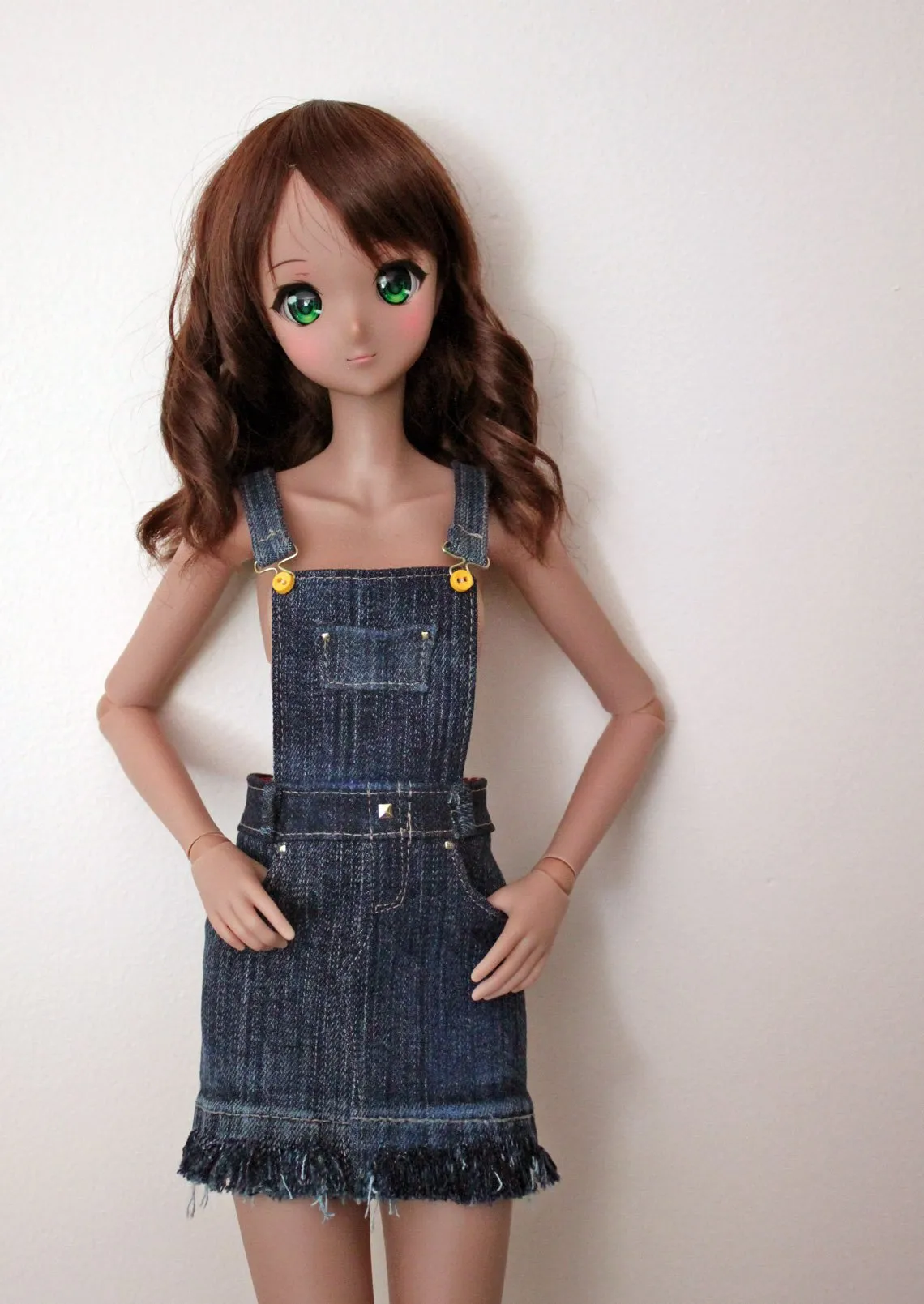 Overalls & Ruffle Shirt