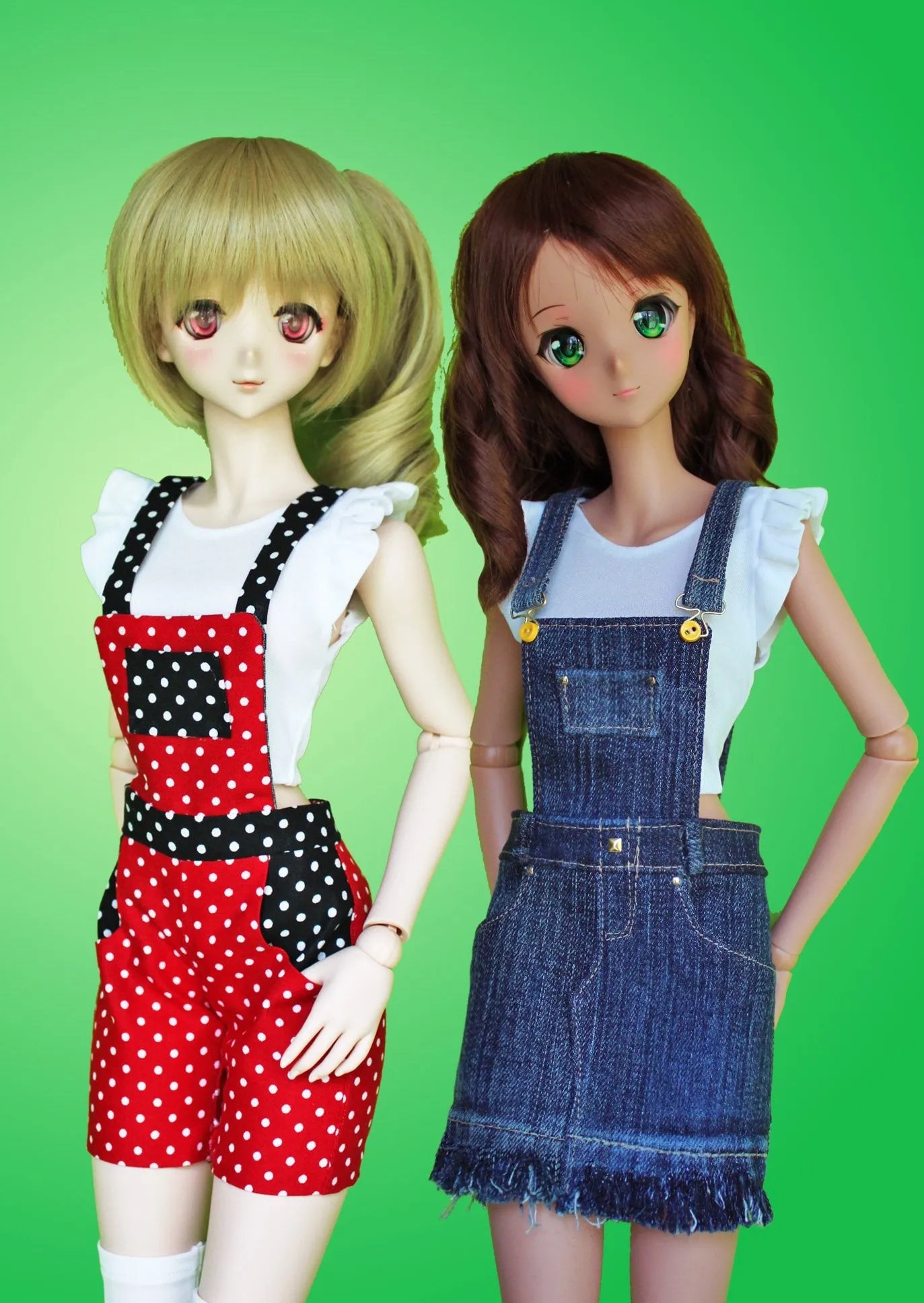 Overalls & Ruffle Shirt