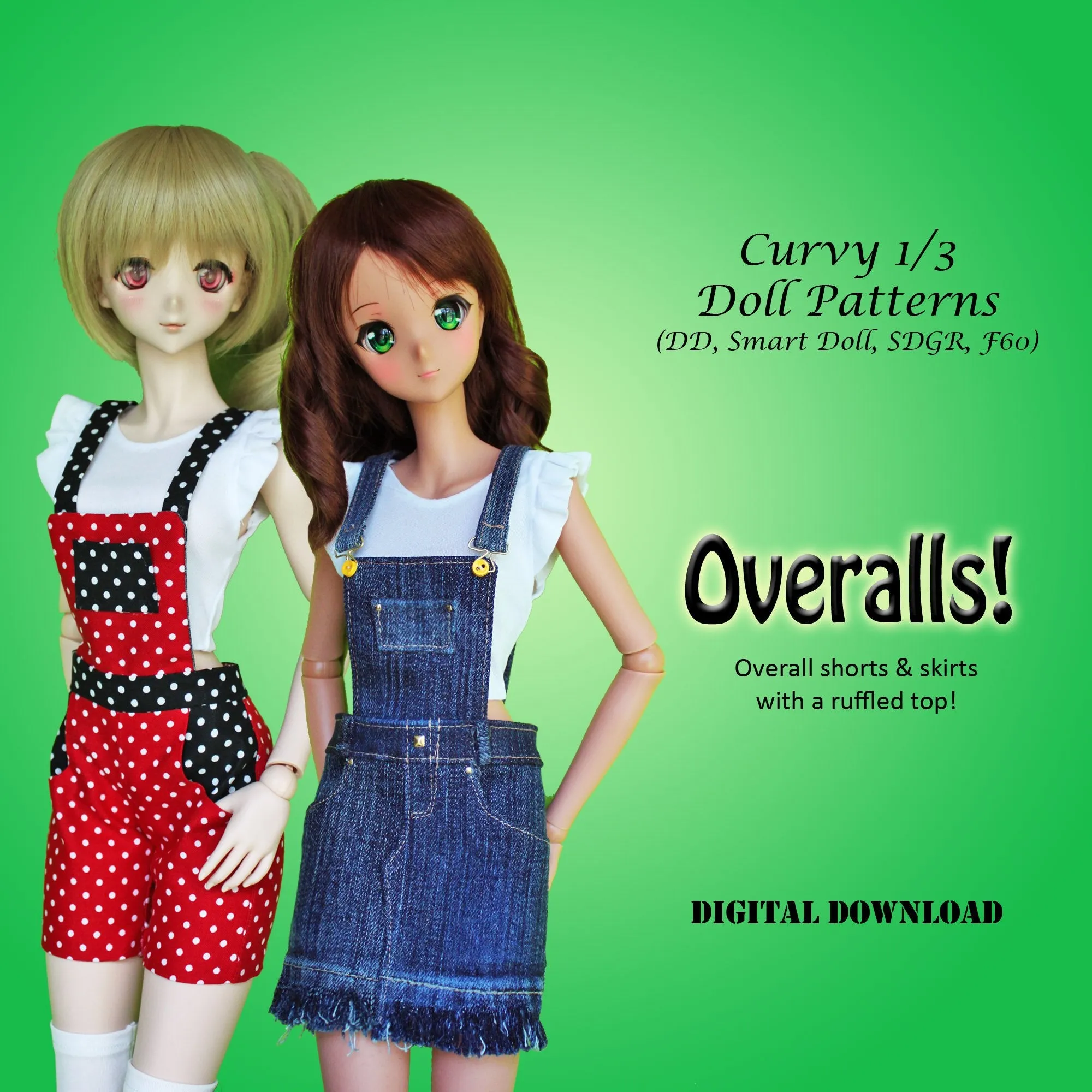 Overalls & Ruffle Shirt