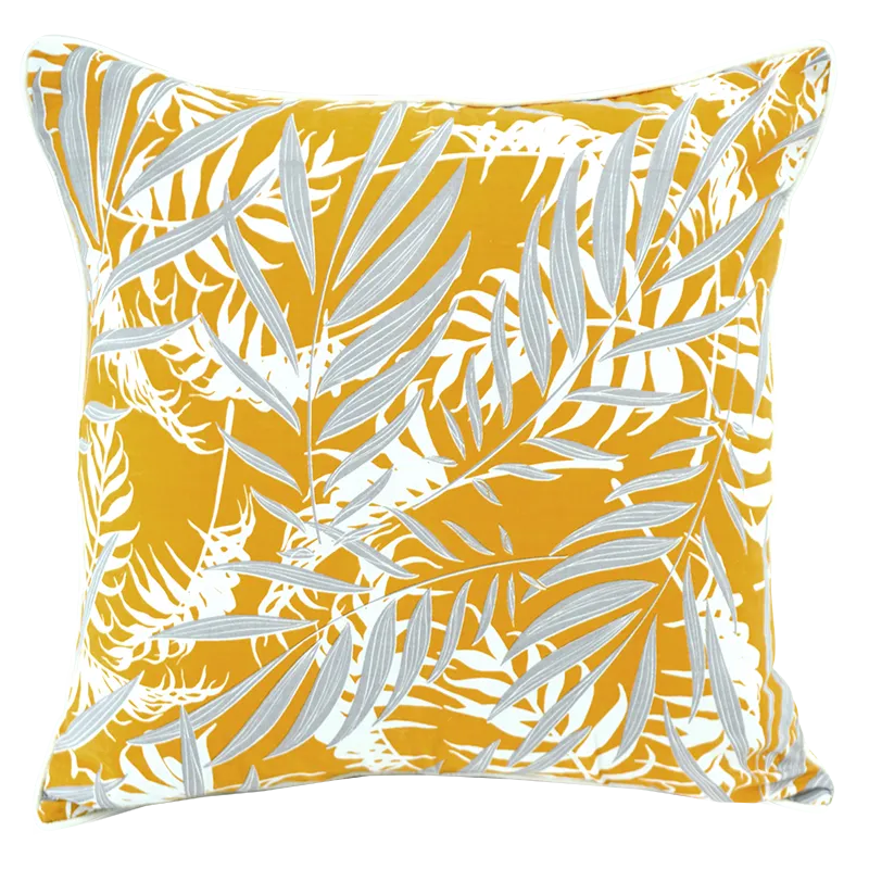 Palm Turmeric Faun Cushion, 45cm