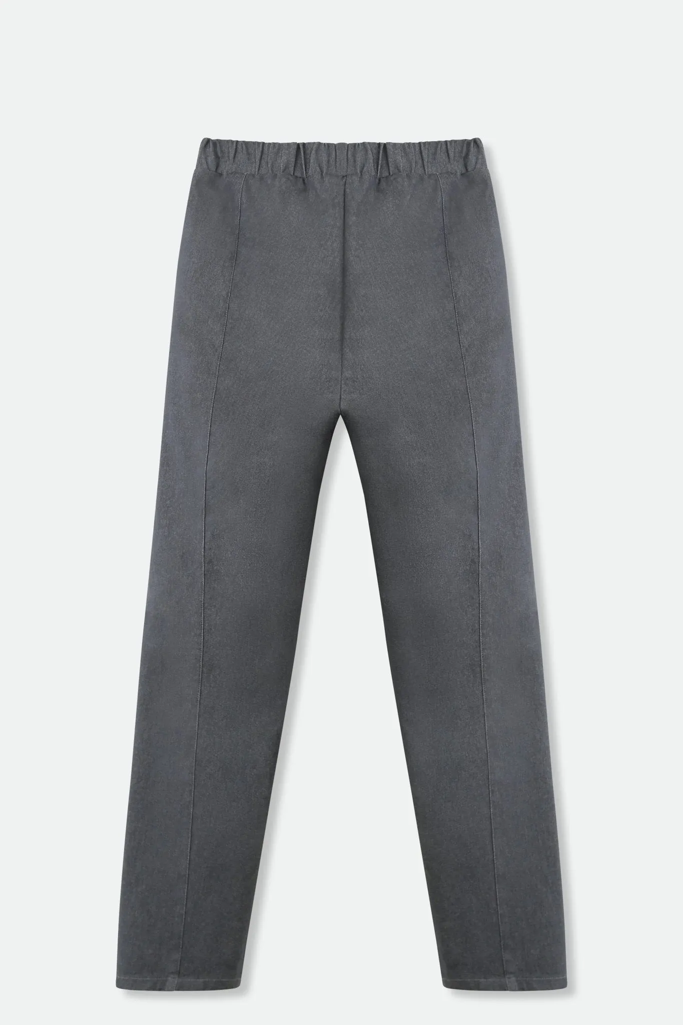 PERRYN PANT IN TECHNICAL COTTON STRETCH IN NAVY GREY