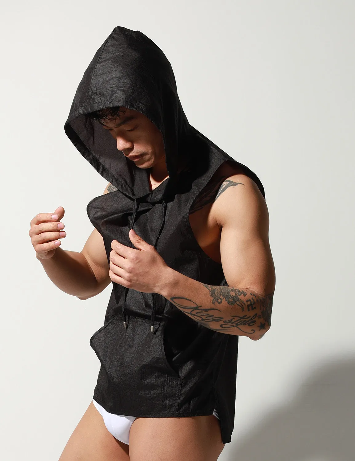 Quick-Dry Sleeveless Hoodie T2003