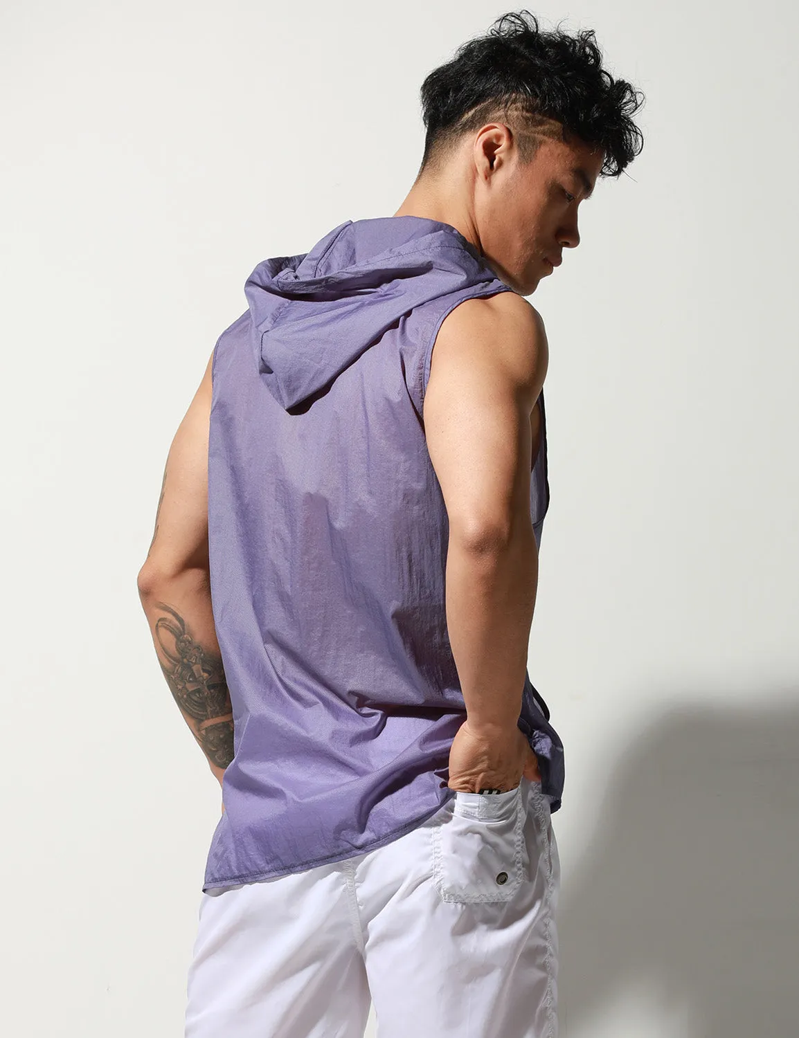 Quick-Dry Sleeveless Hoodie T2003