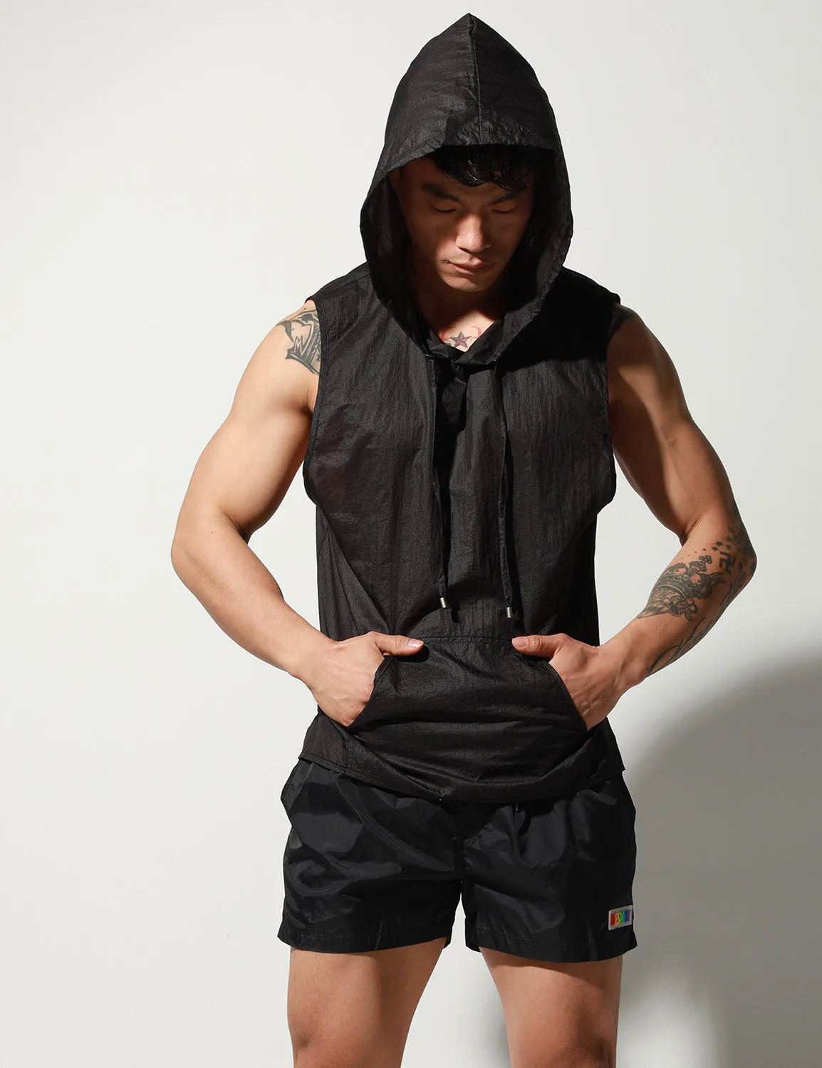 Quick-Dry Sleeveless Hoodie T2003