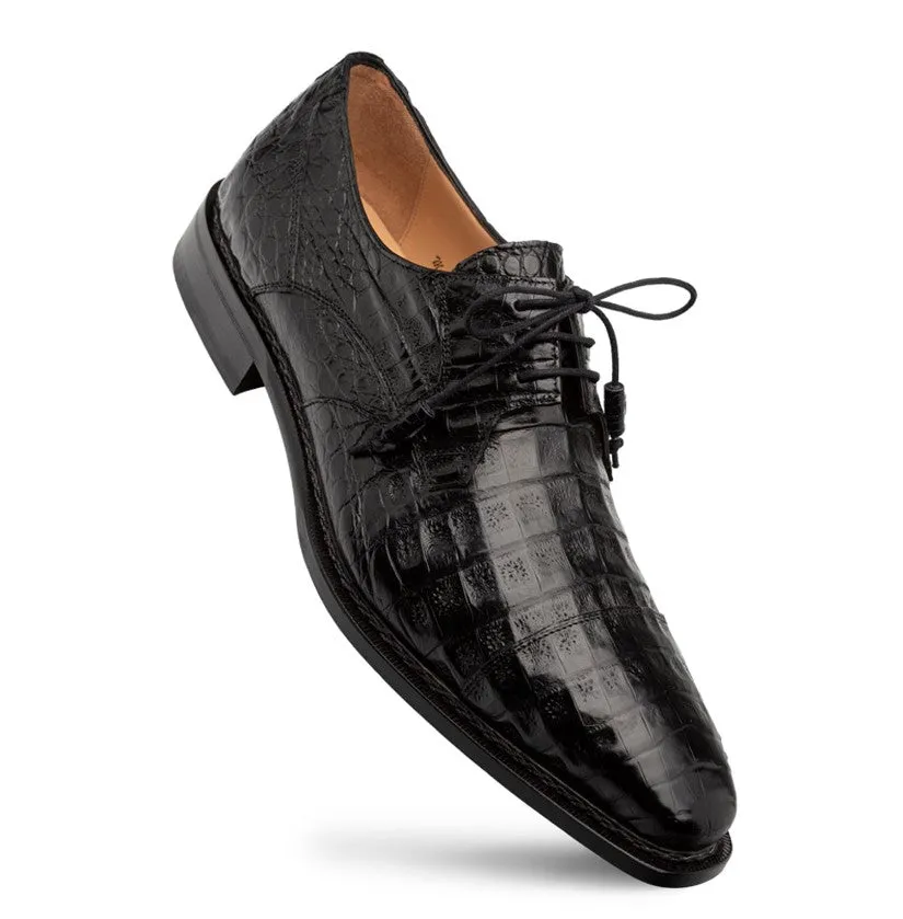 "Giovane" Crocodile Derby Black