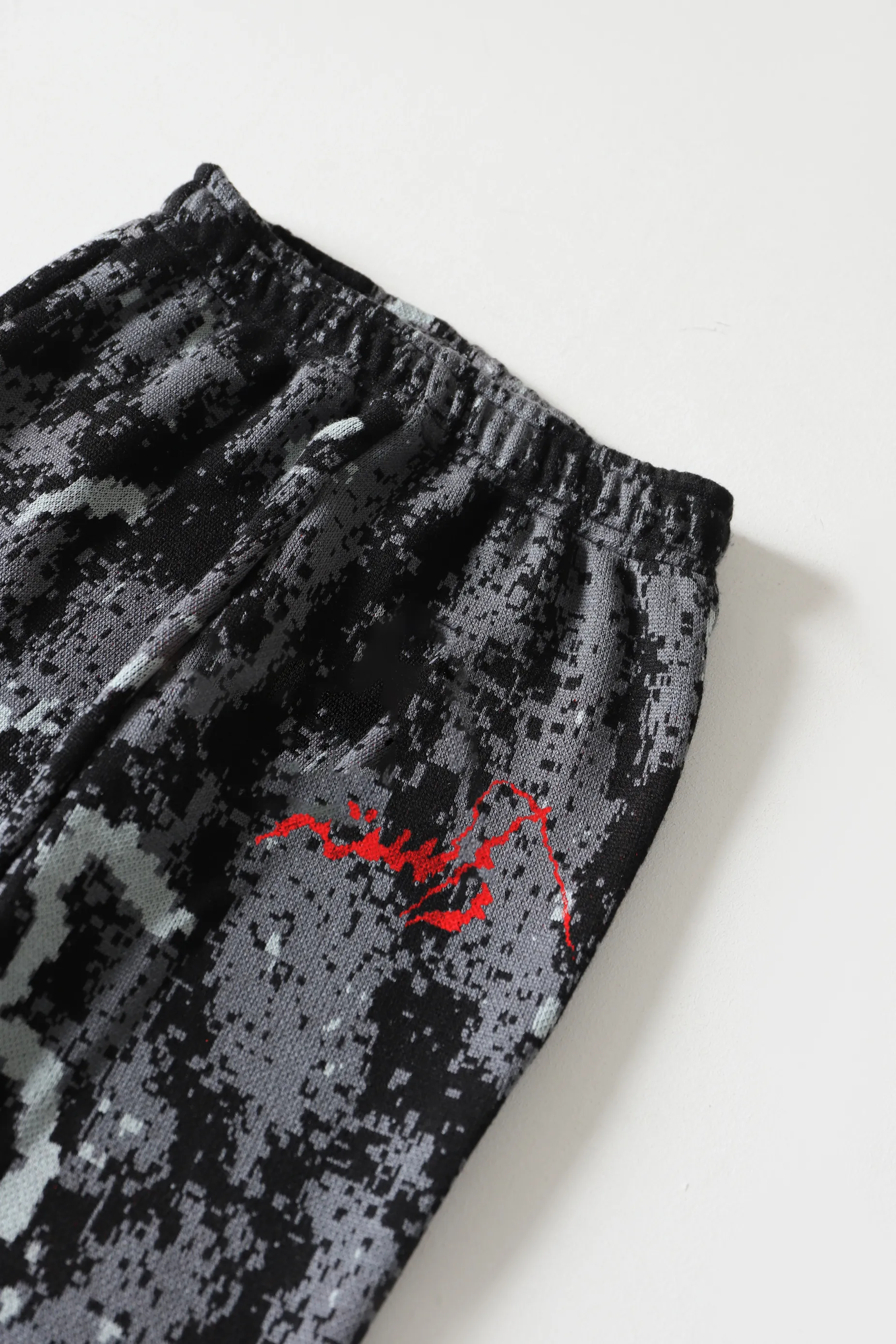 "SHADOWS" JACQUARD KNIT SWEATPANTS