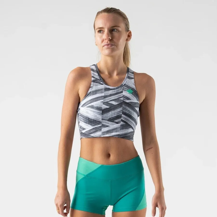 rabbit Crop Hop Built-in | Mint Leaf | Womens