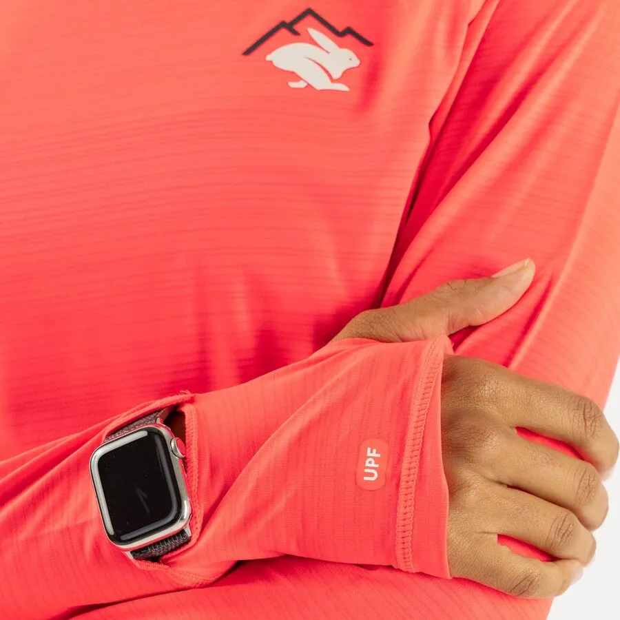 rabbit UPF Deflector 2.0 | Fiery Coral | Womens