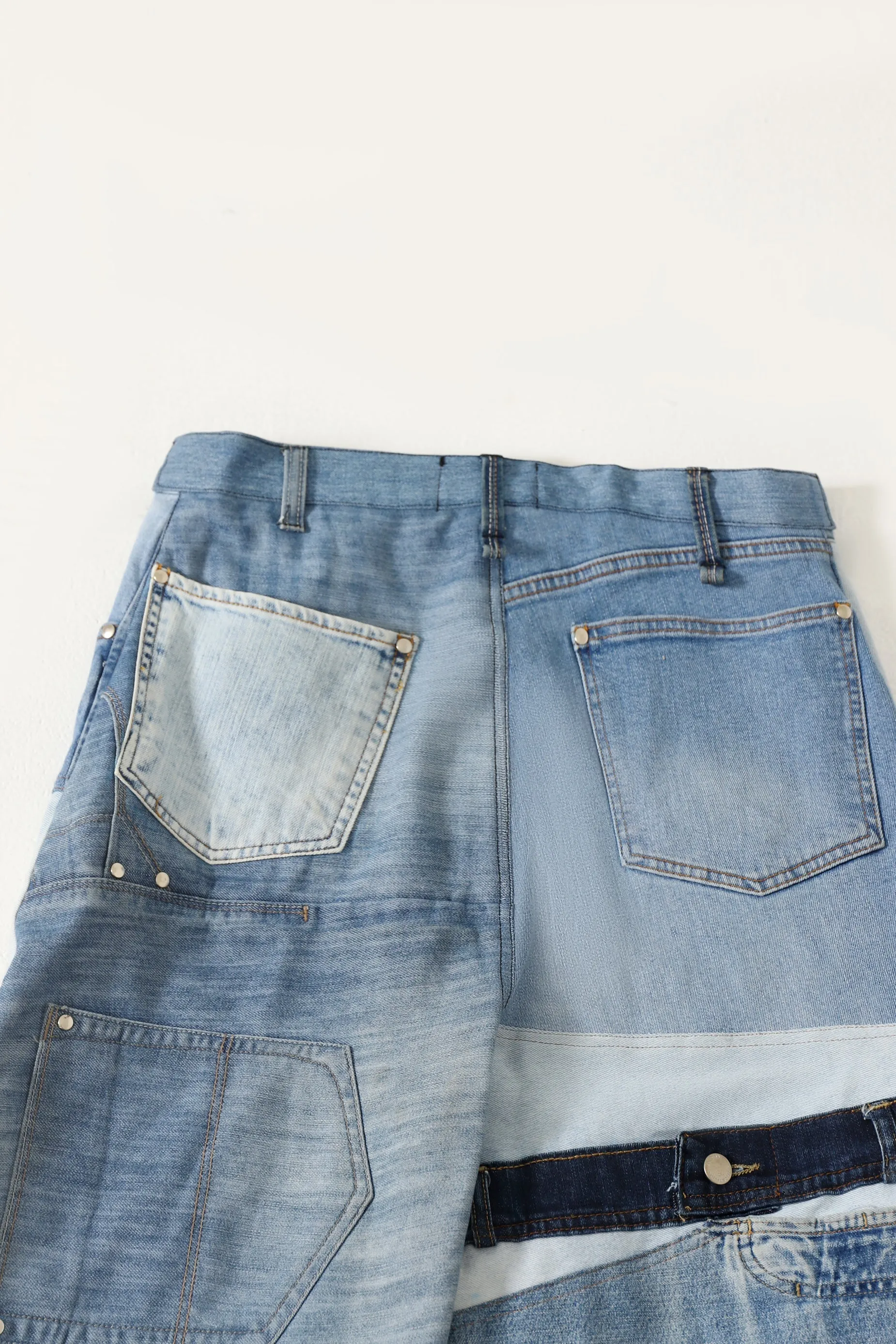 RECYCLED DENIM TROUSERS