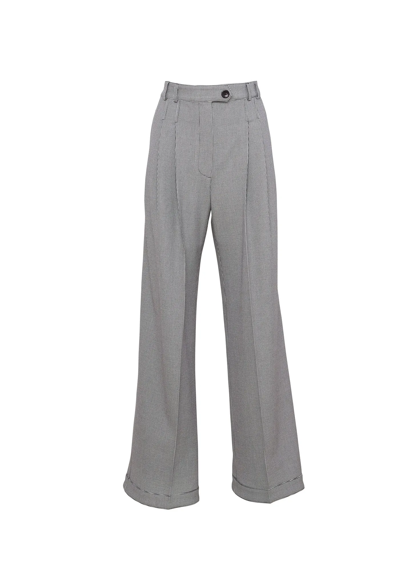 Relaxed Houndstooth Pant