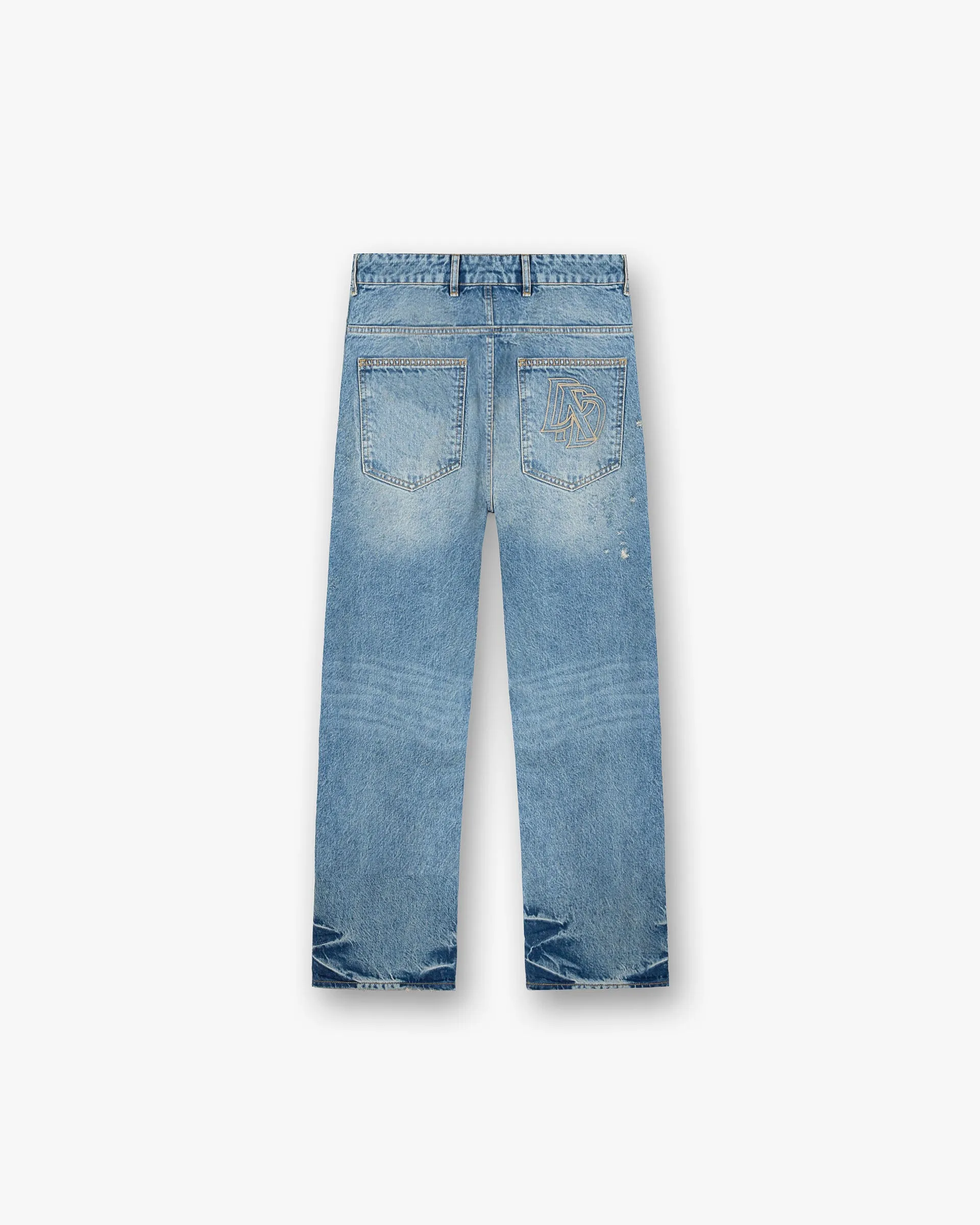 Represent X Duke   Dexter Baggy Denim - Mechanic Blue