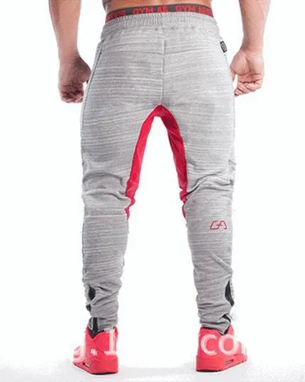 Slim Fit Elastic Fleece Jogger Pants for Men