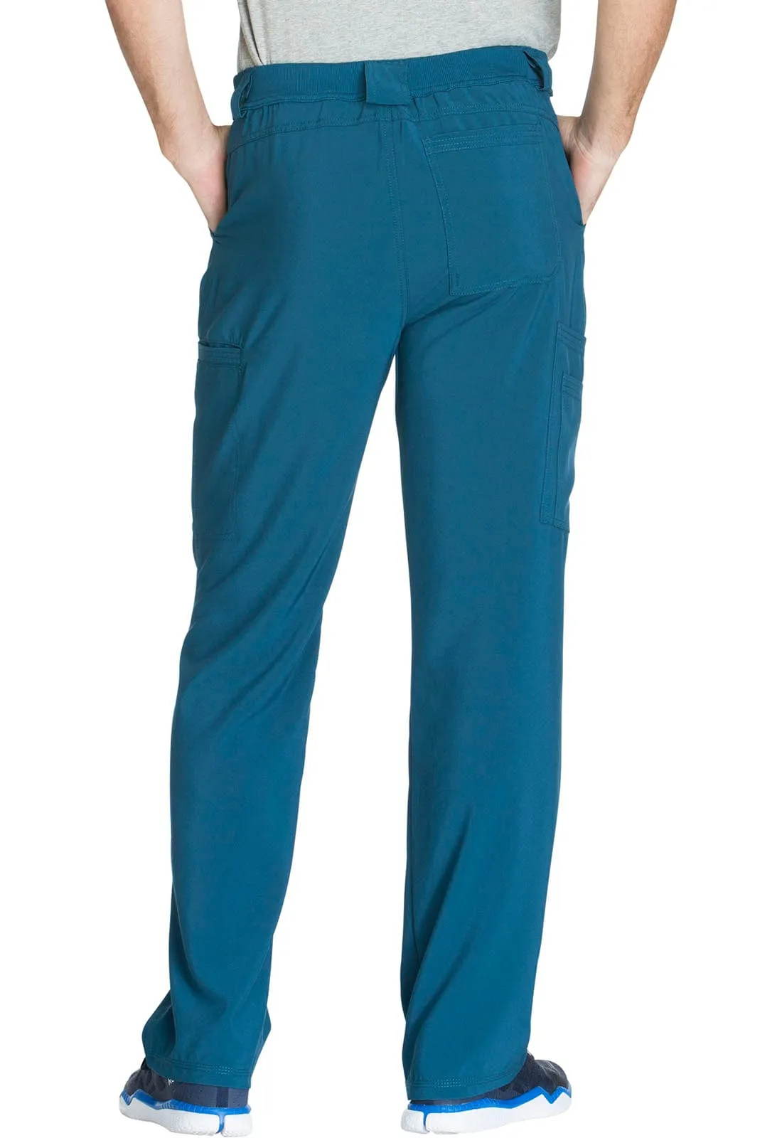 St George's Infinity SHORT Men's Fly Front Scrub Pant Caribbean Blue - Inseam 29.5" (75cm) STG-CK200AS