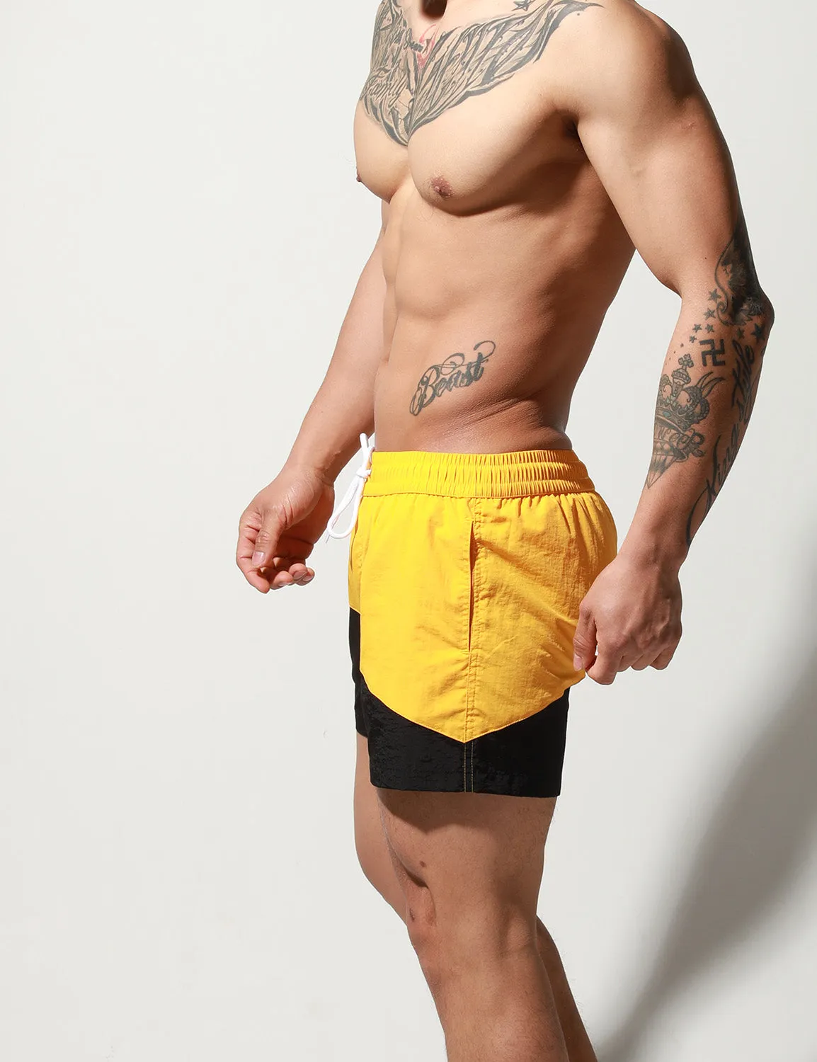 Stitching Sport Quick-Dry Beach Surf Shorts S6023