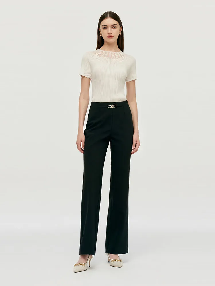 Stretch Flared Women Pants