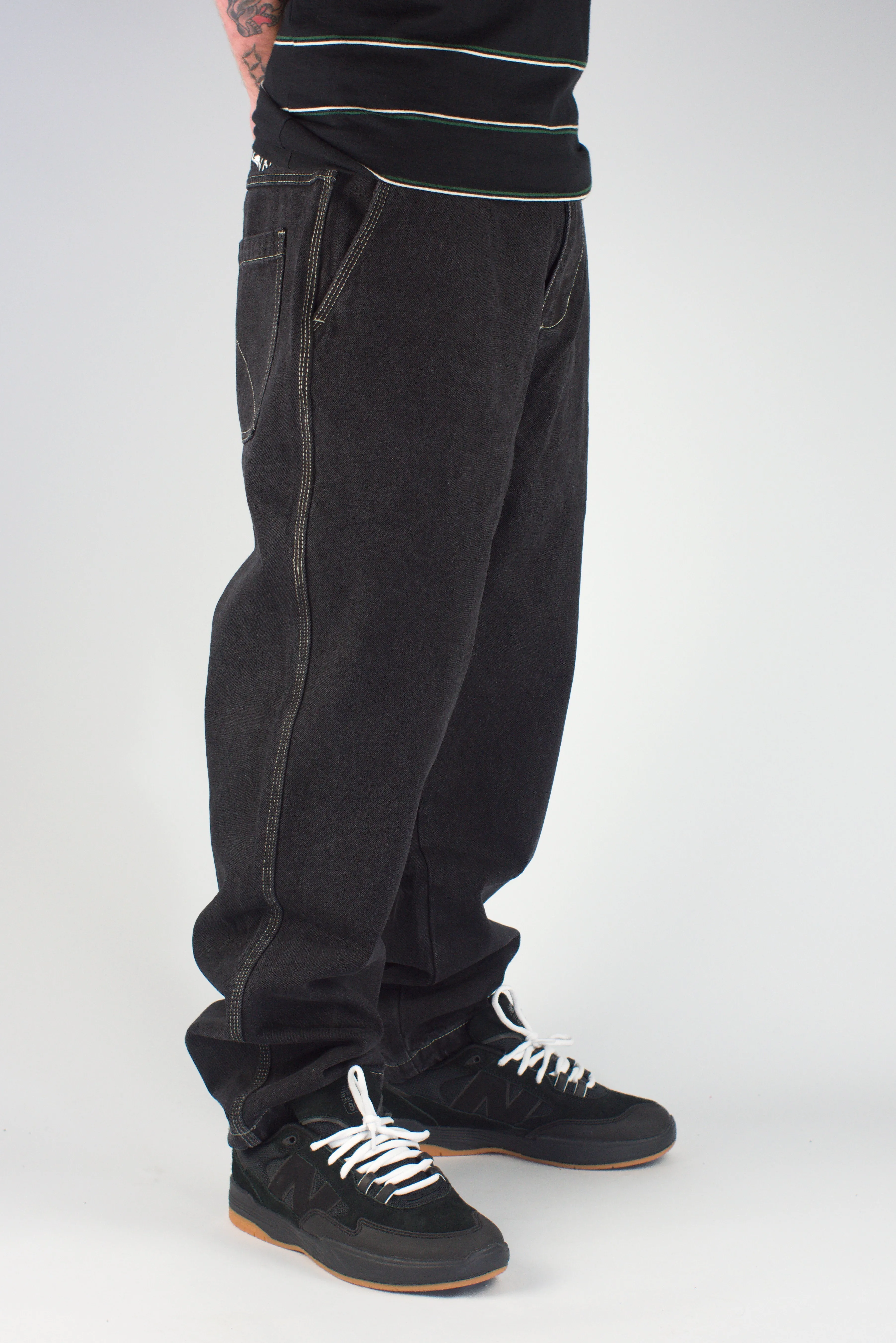 Wknd - Gene’s Jeans - Heavyweight - Black / White