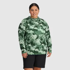 Women's Echo Printed Hoodie-Plus