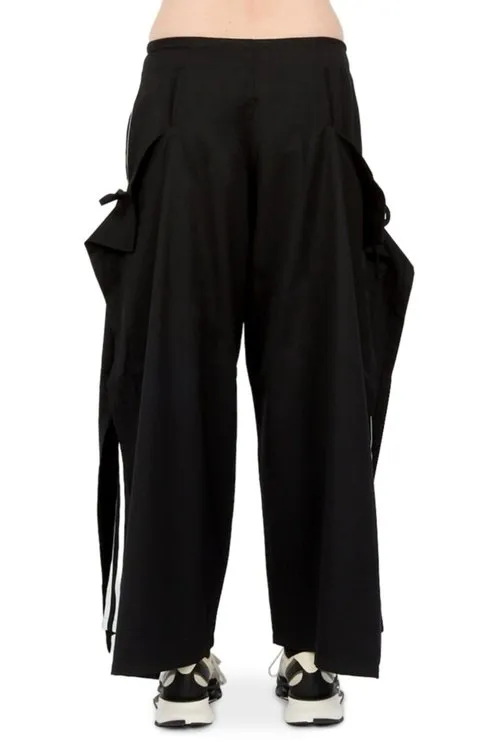 Women's Reflective Woven Wideleg Pants