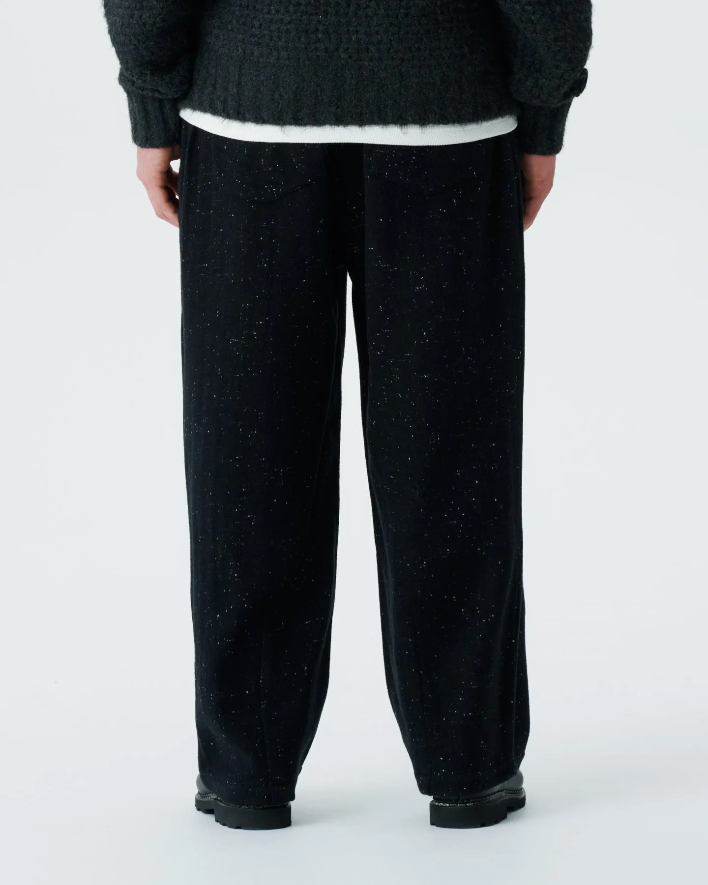 Wool Easy Pant - Coal