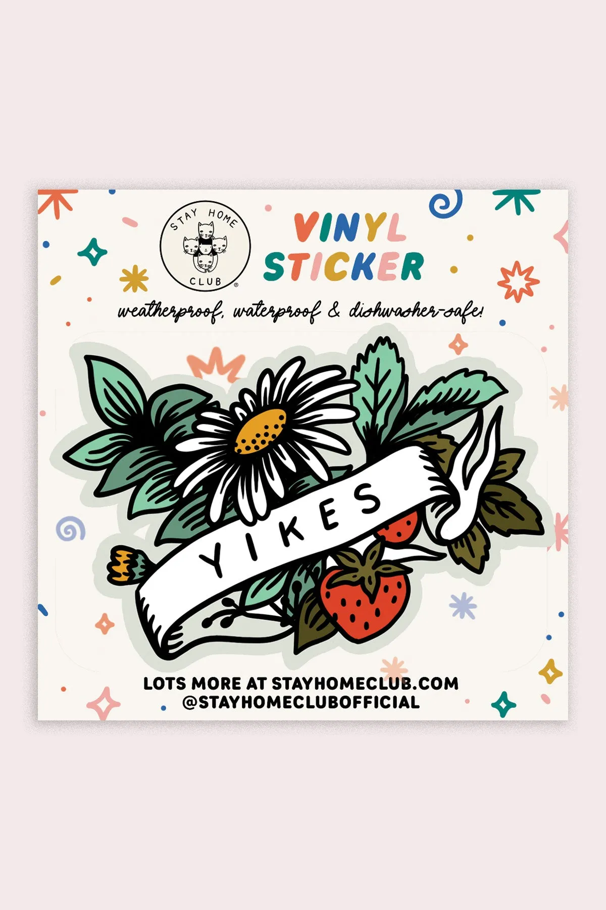 Yikes Vinyl Sticker